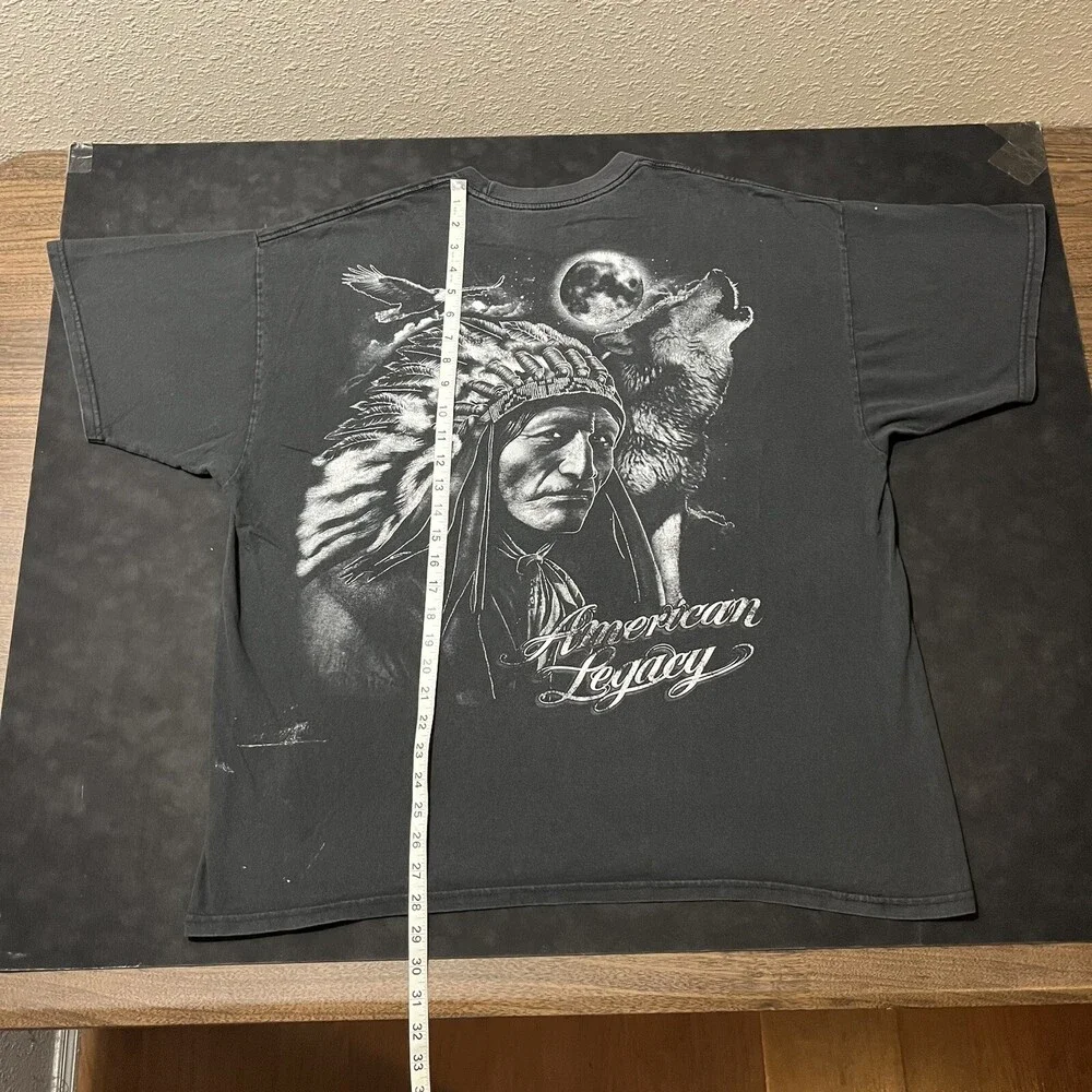 Native American Legacy Chopper Mexican Pride Western Vintage Geronimo Shirt Wolf